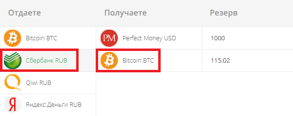Обмен биткоинов на рубли сбербанк онлайн